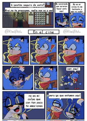 ¡[Kim GF Art] En el Cine: Una Aventura Peluda y Divertida (Cómic Furry)!