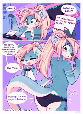 ¡Portal Panties: Un cómic furry lleno de diversión y emoción!