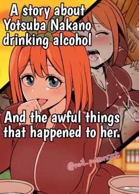 [Dokuneko Noil] Nakano Yotsuba ni Osake o Nomasete Warui Koto o Suru Hanashi