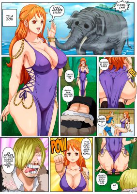[Pink Pawg] Nami in Zou Island