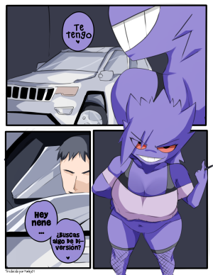 “[Inuyuru] Prostitución de Gengar (Pokemon): Un Encuentro Oscuro y Seductor”