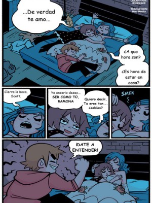 Título más atractivo en español: “[BonerBob] Kim y Ramona (Porno de Scott Pilgrim)”