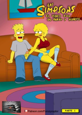 “[Ferozyraptor] El ardiente video XXX de Marge y Homero: pasión desenfrenada”