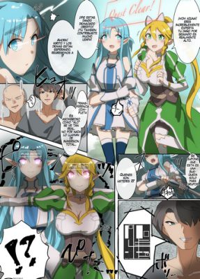 [Hyoui Lover] SAO Asuna & Leafa Account Nottori (Sword Art Online Hentai)