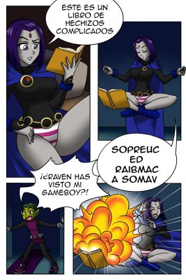[professorpurrv] Beastboy and Raven Swap Bodies