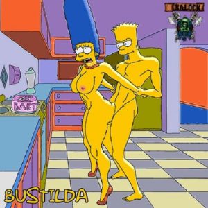 ¡Bart y Marge Simpson de [bustilda] celebran su increíble 18avo cumpleaños con estilo!