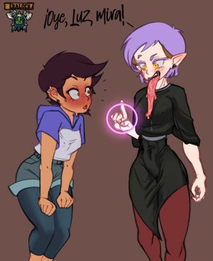 [YackyFishBones] El Hechizo Bucal de Amity (The Owl House XXX)