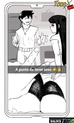 [BurntArt] Najimi’s Late Night Texts (Komi-san XXX)