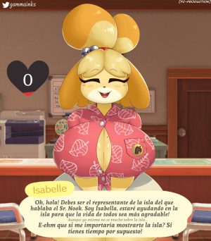 “[Gammainks] Conectando con Isabelle (Animal Crossing XXX): Una Aventura Íntima y Emocionante”