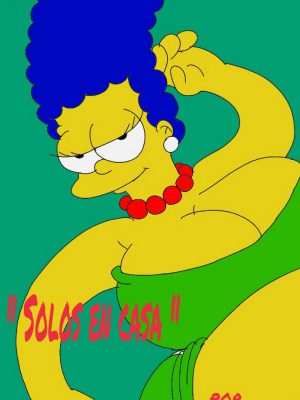 Los simpsons solos en casa